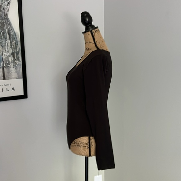 Sofia by Sofia Vergara Black Scoop Neck Bodysuit Sz XXL NWT - Picture 6 of 16